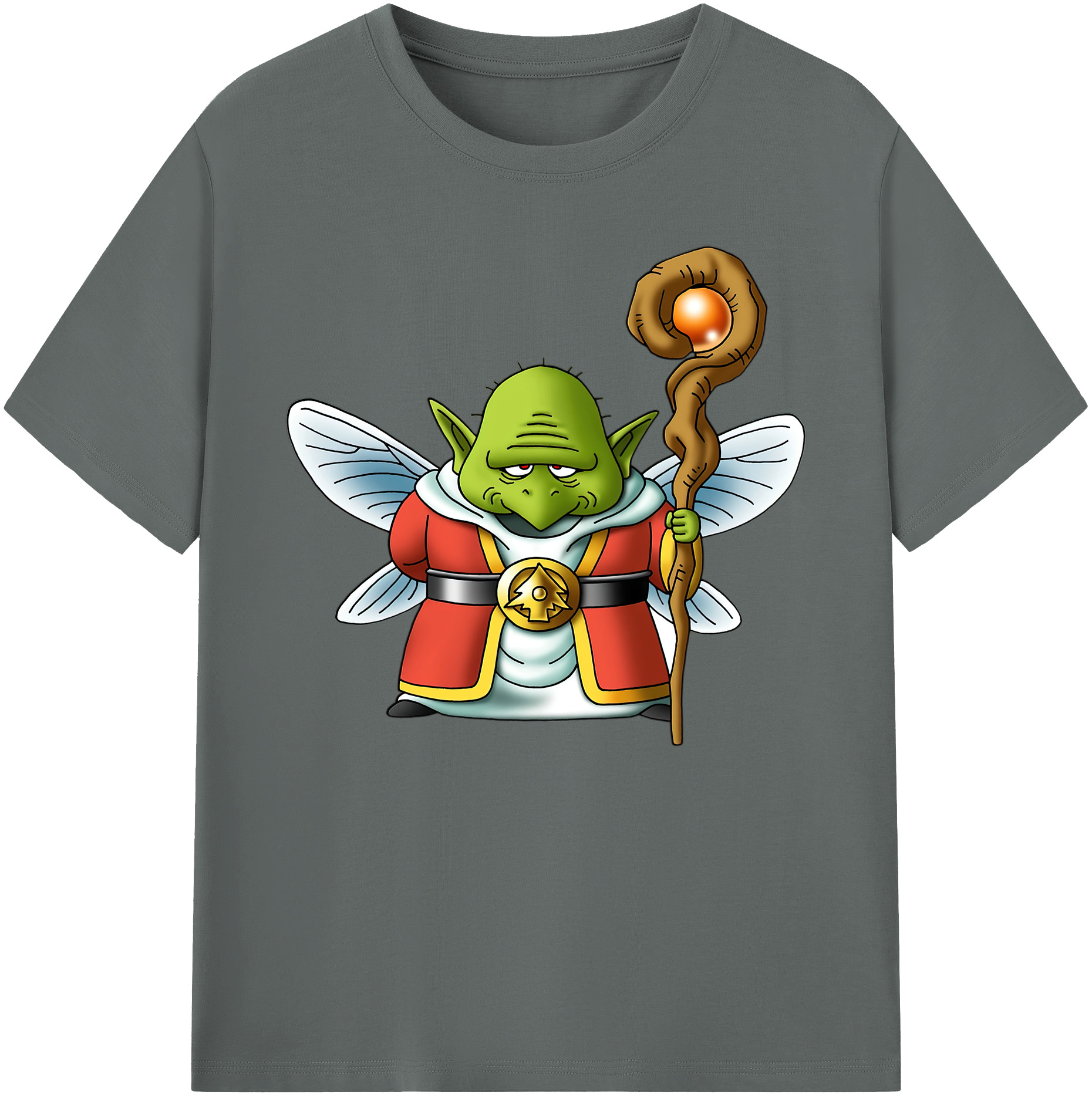 （画像用） ドラゴンクエスト Doragon Kuesuto Dragon Quest 綿100％ メンズ半袖Tシャツ｜肌触りやわらか＆通気性